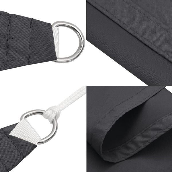 vidaXL Sonnensegel Oxford-Gewebe Rechteckig 3x5 m Anthrazit 135102 Bild 7