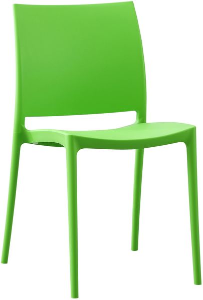 CLP Gartenstuhl Meton mit Lehne stapelbar wetterfest UV-beständig bis 150 kg,grün