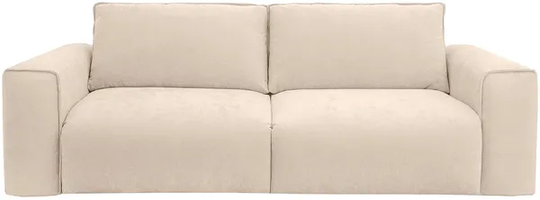 Vente-unique - POGLO Sofa Stoff Beige - B 100 cm x H 78 cm x L 236 cm