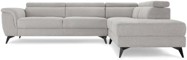 5-Sitzer Ecksofa Rechts Betis Grau