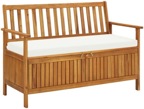 vidaXL Garten Aufbewahrungsbank Akazienholz Massiv 120 x 63 x 84 cm 44126