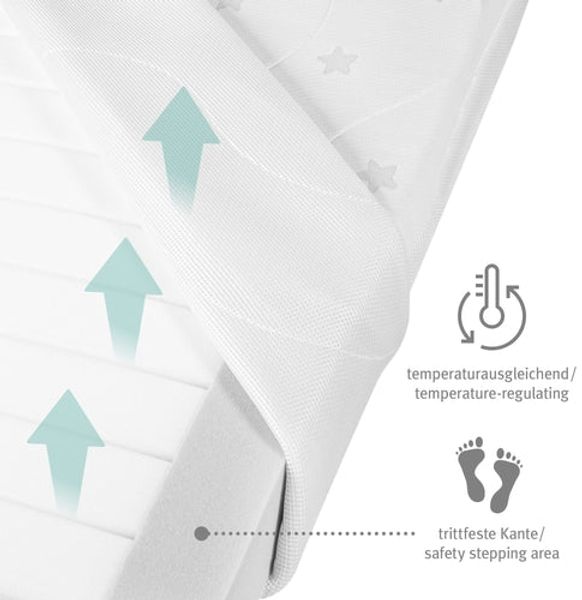 roba Babybettmatratze 'safe asleep®' 60 x 120 x 9 cm - AIR BALANCE PLUS - für optimales Schlafklima Bild 11
