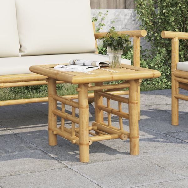 vidaXL Beistelltisch 45x45x45 cm Bambus 368044