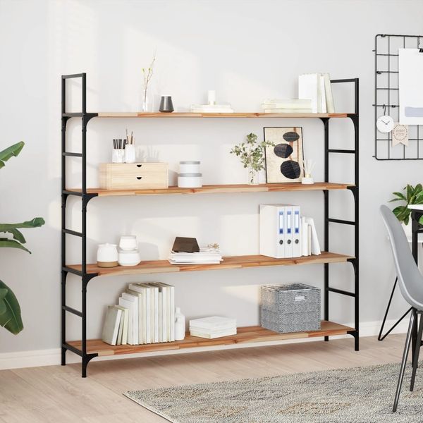 vidaXL Schweberegal 120x30x2 cm Massivholz Akazie Ölbehandelt 3279539