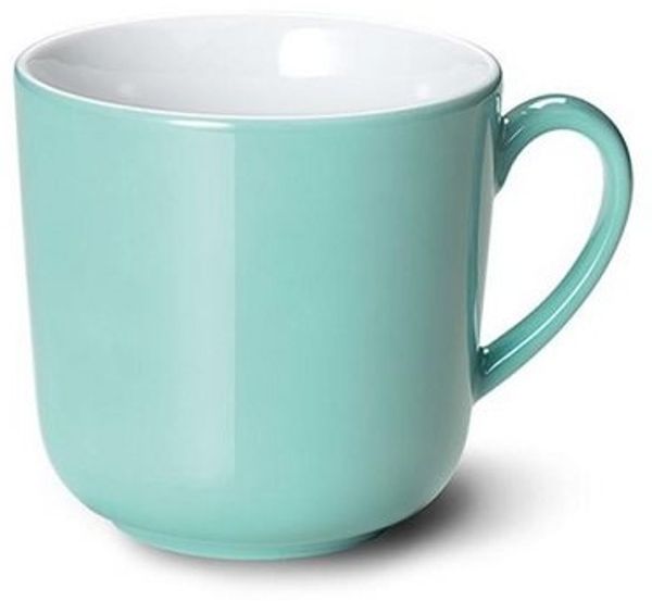 Dibbern Solid Color türkis Becher mit Henkel 0,32 l