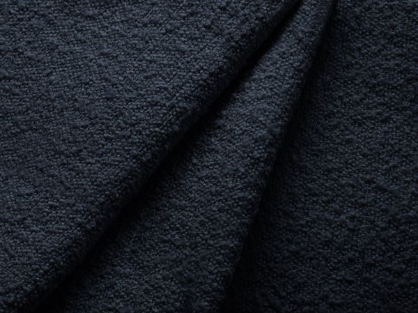 Micadoni Modulares Ecksofa offen Lupine 5-Sitzer Rechts Boucle Baloo Dunkelblau Bild 5