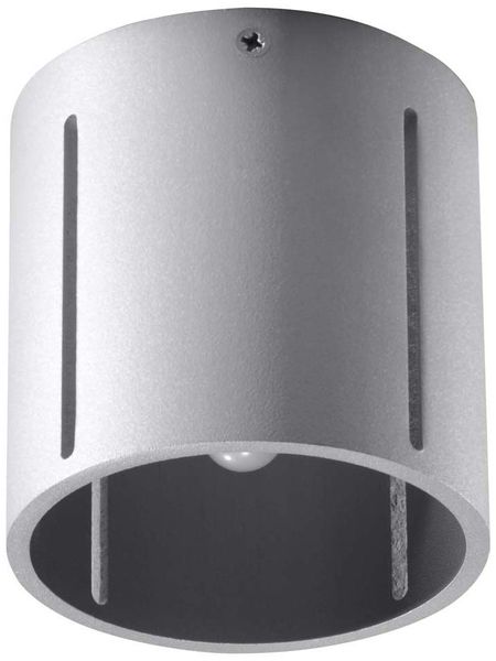 Deckenleuchte, Grau, ALU, UP DOWN, H 10 cm