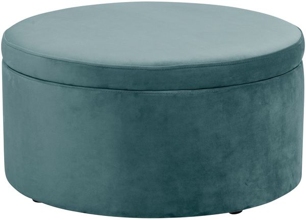 Kinderhocker Katyushka Samtvelours azur