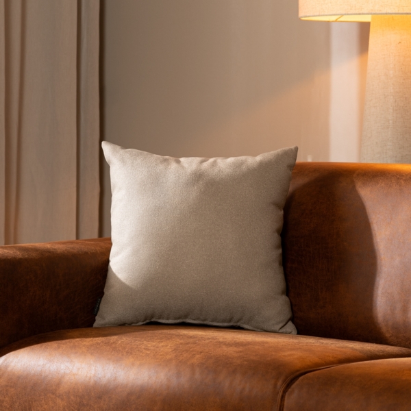 Bronx71 Kissen Hilda Stoff taupe 45x45 cm