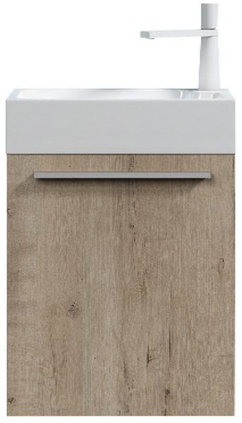 Mai & Mai Badmöbel-Set Gäste Wc Waschbeckenunterschrank Waschtisch mit Unterschrank Pisa