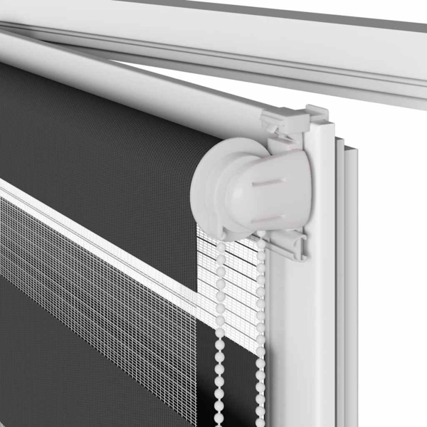 vidaXL Zebrarollo Schwarz 155x100 cm Stoffbreite 150,9 cm Polyester 4014220 Bild 10