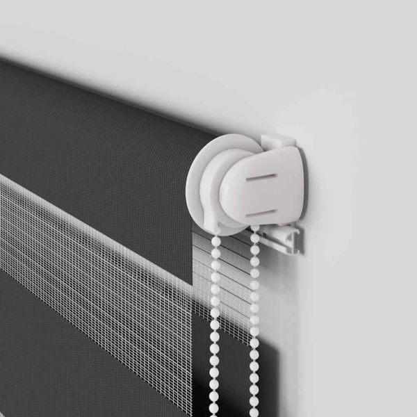 vidaXL Zebrarollo Schwarz 155x100 cm Stoffbreite 150,9 cm Polyester 4014220 Bild 9