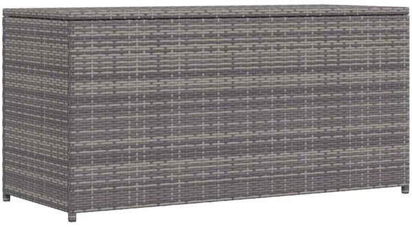 vidaXL Garten-Auflagenbox Grau 120x50x60 cm Poly Rattan 46460
