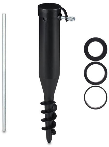 2 x Bodenhülse für Sonnenschirm 10048827