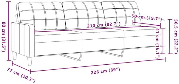 vidaXL 2-tlg. Sofagarnitur mit Kissen Dunkelgrün Samt 3278473 Bild 9