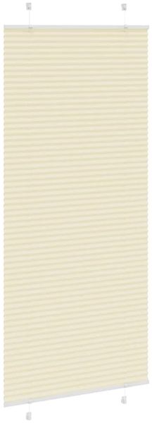 vidaXL Plissee Creme 85x200 cm Stoffbreite 84,4 cm Polyester 4015310 Bild 4