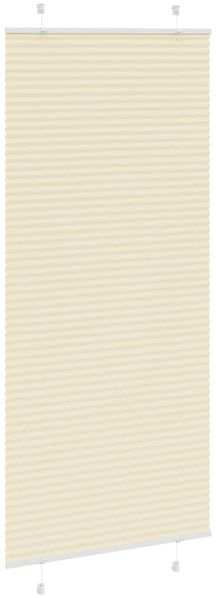 vidaXL Plissee Creme 85x200 cm Stoffbreite 84,4 cm Polyester 4015310 Bild 3