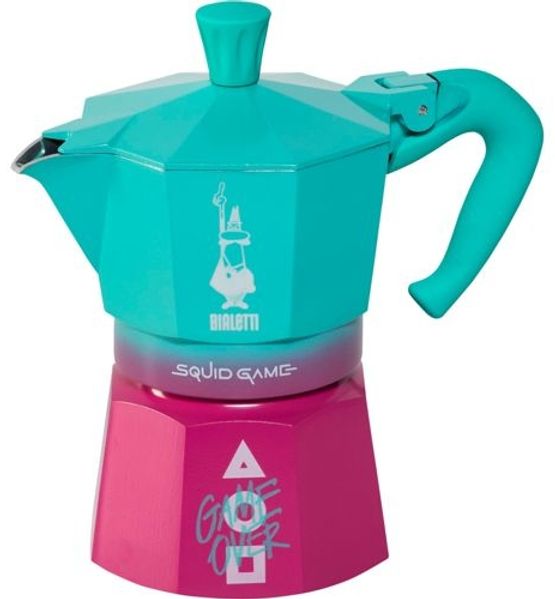 Bialetti Espressokocher Mokka Espressokanne Squid Game 3 Tassen 5391