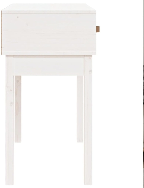 vidaXL Konsolentisch Weiß 76,5x40x75 cm Massivholz Kiefer 821750 Bild 10