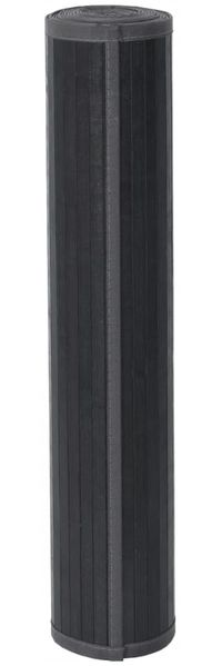 vidaXL Teppich Rechteckig Grau 100x500 cm Bambus 376964 Bild 3