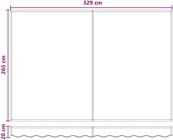 vidaXL Elektrische ausziehbare Markise Taupe 3425978 Bild 10