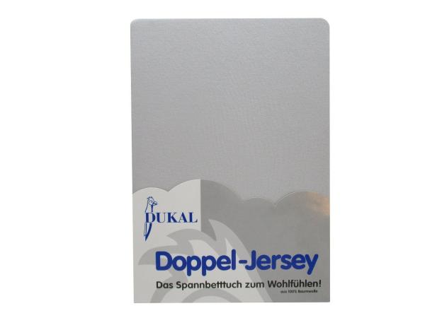 DUKAL Spannbettlaken Familienbett 270x200 300x200 cm, aus hochwertigem Doppel-Jersey, Doppel-Jersey, Gummizug: rundum, (1 Stück), 270x200 cm, mit Spannumrandung, 100% Baumwolle, Made in Germany