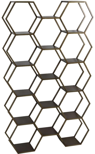 Standregal HUAL von Light & Living 100x24,5x179 cm Antikbronze Metall Bild 1