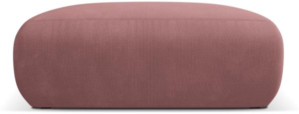 Micadoni Hocker Molino Large Strukturierter Stoff Rosa