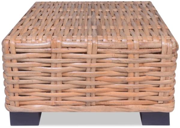 vidaXL Couchtisch Natürliches Rattan 45x45x30 cm 244627