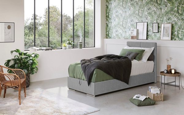 COTTA Boxbett Tom mit Bettkasten, Topper und Zierkissen, Bestseller, Unser Dauertiefpreis