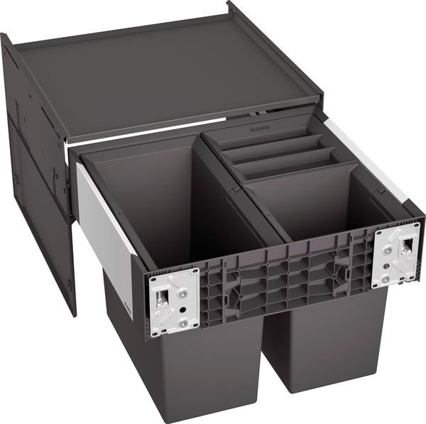 BLANCO 526202 SELECT II 50/3 Abfallsystem 35 (1x19 u. 2x 8) Liter für 50 cm Schrankbreite / Frontanbindung Bild 3