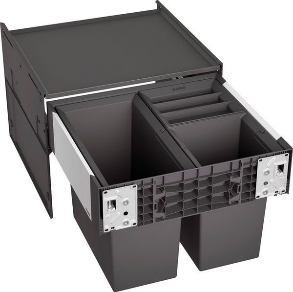 BLANCO 526202 SELECT II 50/3 Abfallsystem 35 (1x19 u. 2x 8) Liter für 50 cm Schrankbreite / Frontanbindung Bild 2