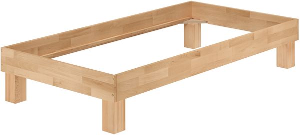 Überlanges Bett Doppelbett Einzelbett Buche geölt wählbare Liegenflächenbreite V-60.87-220