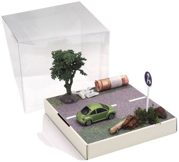 ZauberDeko Geschenkbox Geldgeschenk Verpackung Führerschein Auto Fahrschule Weihnachten
