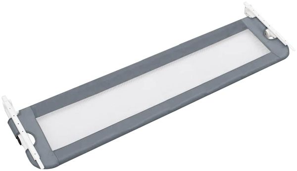 Kleinkind-Bettschutzgitter Grau 150x42 cm Polyester Bild 4