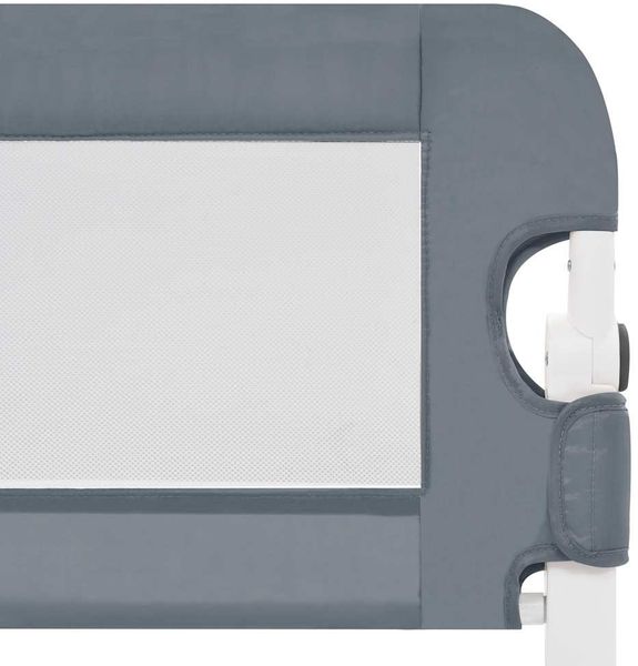 Kleinkind-Bettschutzgitter Grau 150x42 cm Polyester Bild 5