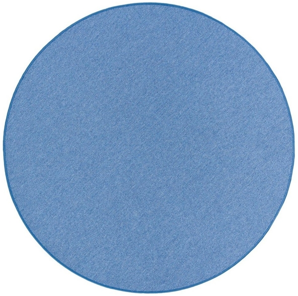 Snapstyle Veloursteppich Feinschlingen Velour Teppich Strong Rund, Rund, Höhe: 5 mm
