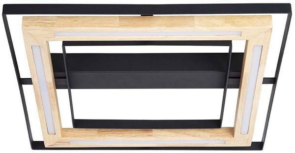 LED Deckenleuchte, dimmbar, Bambus natur, L 46 cm Bild 6