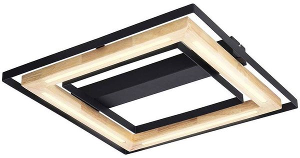 LED Deckenleuchte, dimmbar, Bambus natur, L 46 cm Bild 5