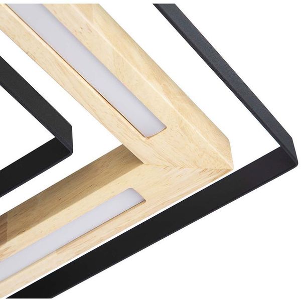 LED Deckenleuchte, dimmbar, Bambus natur, L 46 cm Bild 8