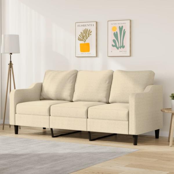 vidaXL Sessel , Creme, 180 cm