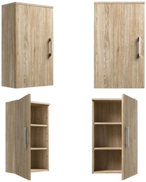 Hängeschrank RIMAO-100 Eiche hell Nb, B/H/T: ca. 35/62/16,6 cm