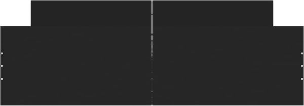 vidaXL Bettgestell mit Kopf- und Fußteil Schwarz 150x200 cm 3203755 Bild 3