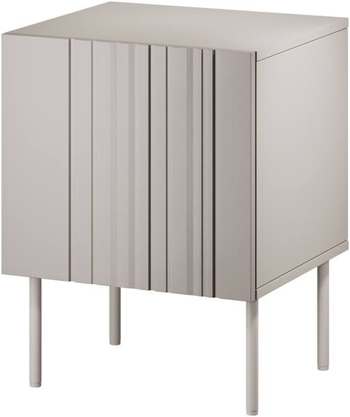 Nachttisch Intori mit Drehtür (Farbe: Beige)