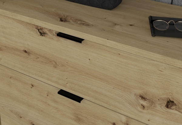 Garderobe mit Spiegel Line-Up in Eiche 183 x 193 cm Bild 3