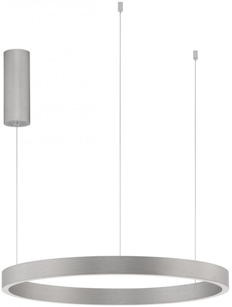 Nova Luce 9345662 ELOWEN LED Pendelleuchte 60cm 3000K Silber gebürstet dimmbar