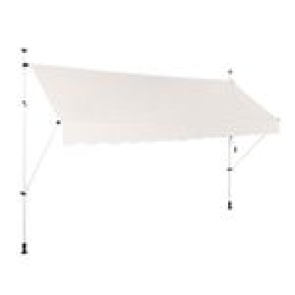 Strattore Balkonmarkise / Klemmmarkise Sonnenschutz Beige 350 x 120 cm