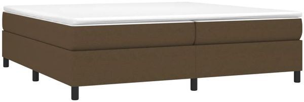 Boxspringbett Dunkelbraun 200x200 cm Stoff [3120889] Bild 3