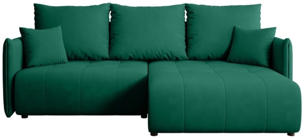 Beautysofa Ecksofa HENRY MINI, mit Schlaffunktion, mit Bettkasten