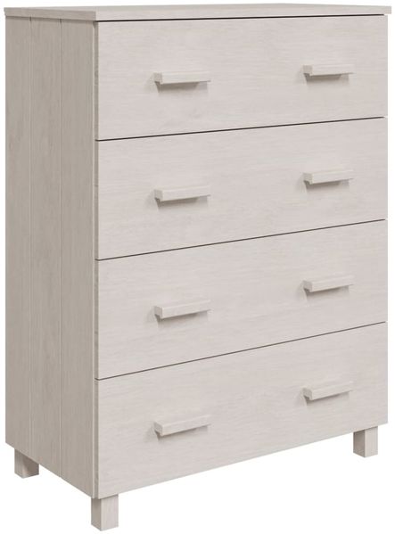 Sideboard, Kommode Weiß 79x40x103,5 cm Massivholz Kiefer j1735p